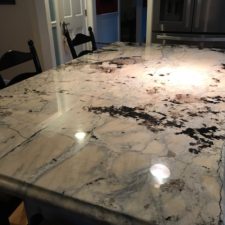 Hydroshield coated granite countertop